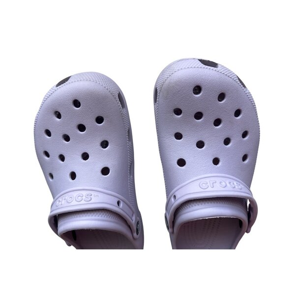 Crocs Lavender Classic Clog Shoes Heel Strap Unisex Lightweight Slip-On Size 11 - Picture 3 of 5